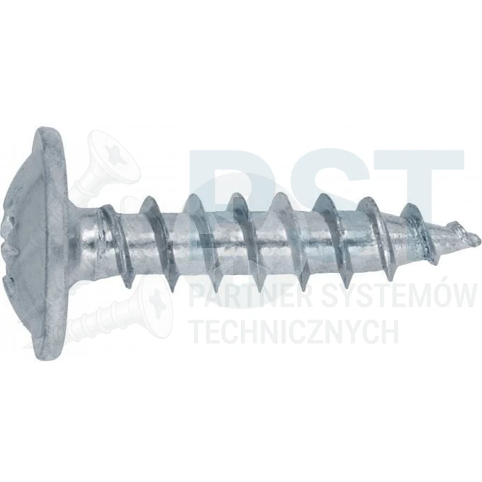 Wkręty do drewna 4x45 mm 1000 szt. Wkręty talerzykowe hartowane