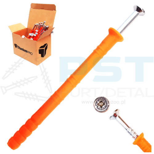 KOŁKI SZYBKIEGO MONTAŻU 8x140 ROZPOROWE DO  BETONU 50szt Marcopol