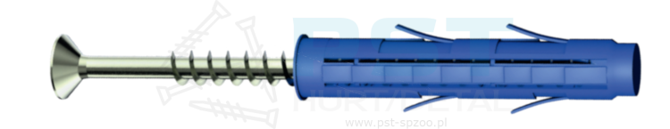 Kołki 8x40x20  50 szt.  Kołki rozporowe Drive Fix  Kołek z wkrętem