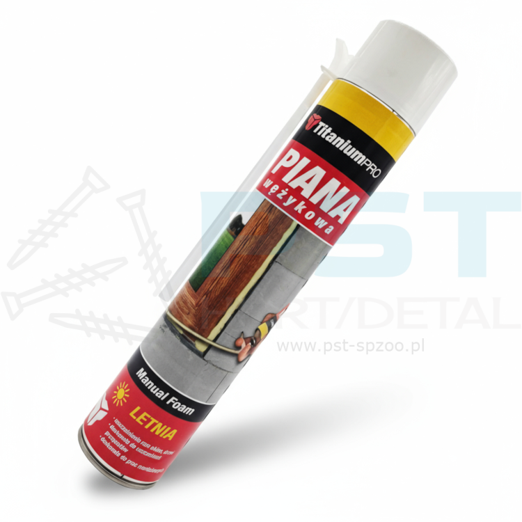 PIANKA MONTAŻOWA 750 ML  PIANKA   WĘŻYKOWA LETNIA