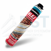 KLEJ DO STYROPIANU 750 ML KLEJ MONTAŻOWY POLIURETANOWY  THERMO-FIX