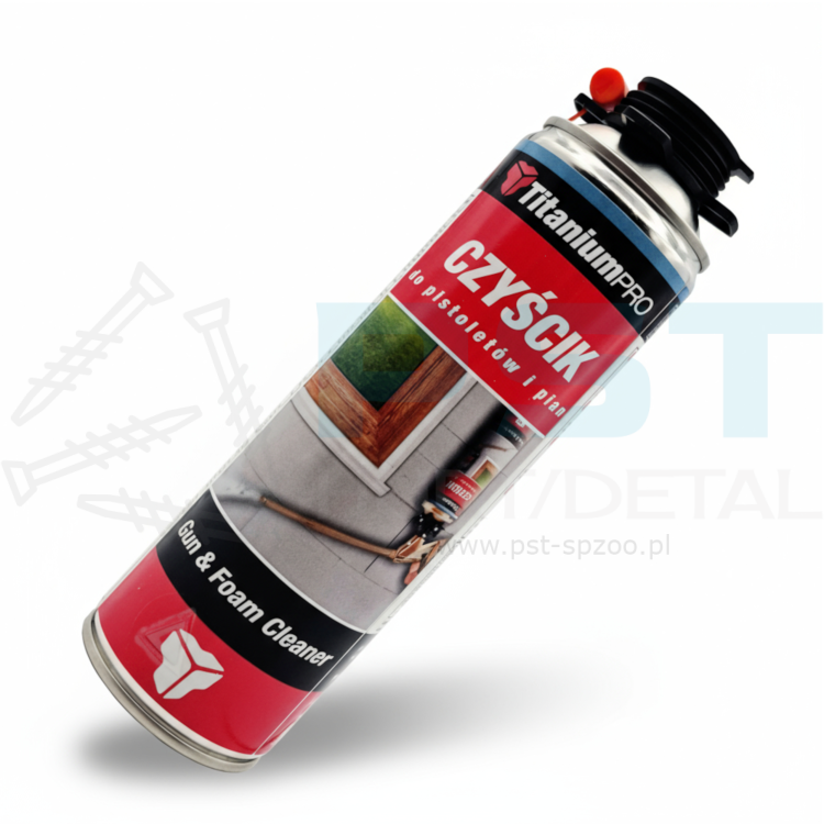 CZYŚCIK DO PIANY  500 ML Z DODATKIEM SMARNYM CZYŚCIK DO PISTOLETU PIANKI