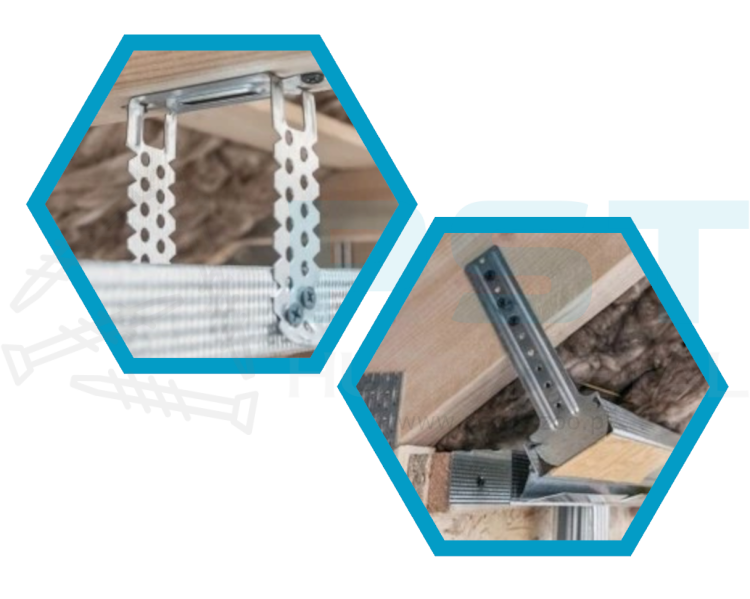 Budmat ES 60/200 mm – element zawieszenia konstrukcji sufitowej