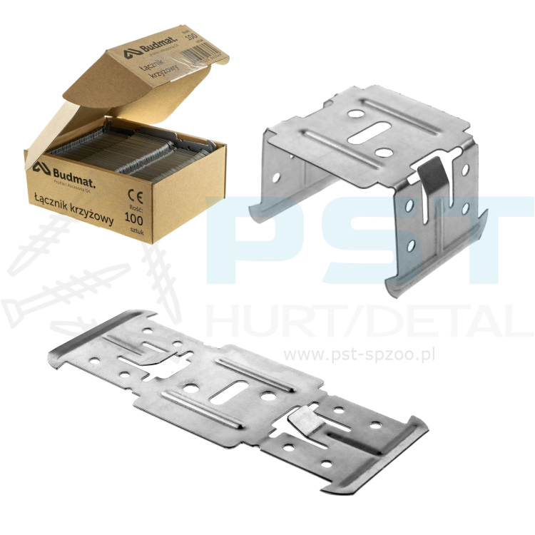 Łącznik krzyżowy do konstrukcji sufitowych CD – detal metalowy