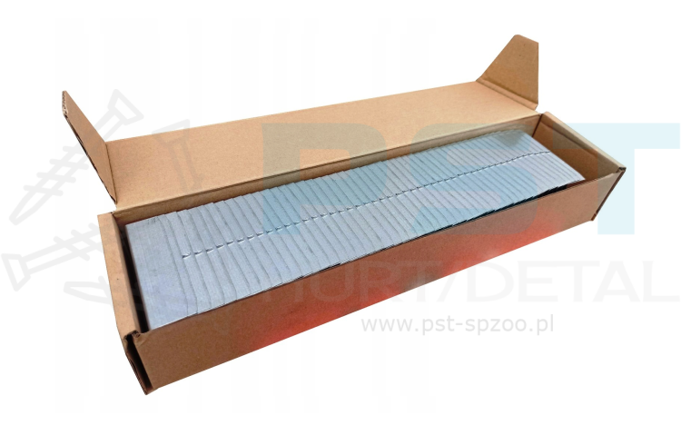 Łącznik wzdłużny do profili CD 60 płyta GK 50 szt Budmat-opakowanie otwarte