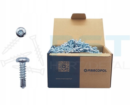 WKRĘTY DO METALU WKRĘTY SAMOWIERCĄCE  DO BLACH PANHEAD 4,2x13 NA KWADRAT