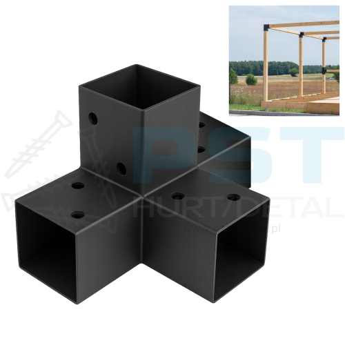 ŁĄCZNIK CIESIELSKI 72x165x255x1,5 ŁĄCZNIK PERGOLI   70MM GPX70