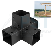 ŁĄCZNIK CIESIELSKI 102x206x306x2,0 ŁĄCZNIK PERGOLI    GPX100