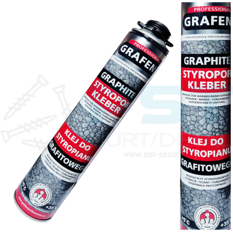 KLEJ DO STYROPIANU GRAFITOWEGO  840G GRAFEN