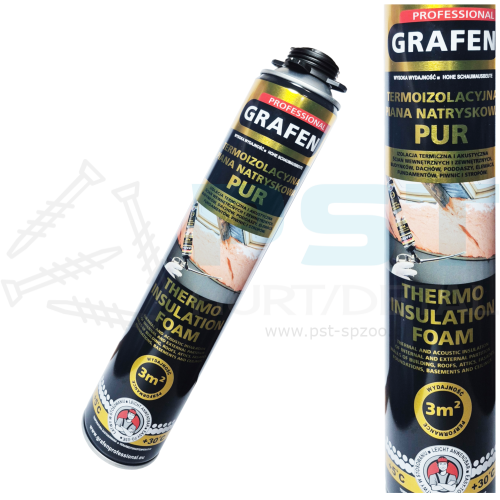 PIANA PUR 930G PIANA PUR NATRYSKOWA DO IZOLACJI TERMICZNYCH GRAFEN