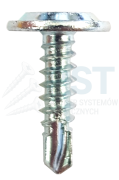 Blachowkręt podkładkowy samowiercący 4,2x32 mm ocynk