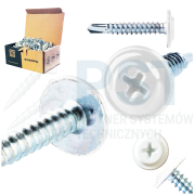 Blachowkręty 4,2×32 mm RAL9010 białe – komplet 500 szt