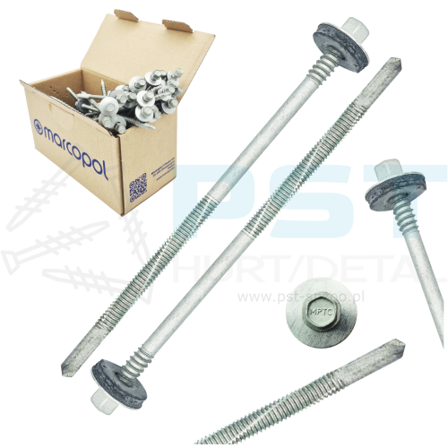 Wkręty do płyt warstwowych 6,3x155 mm 50 sztuk