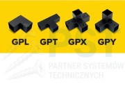 Łącznik belki drewnianej GPT  7x7  72x165x255x1,5 Łącznik Pergoli Altan
