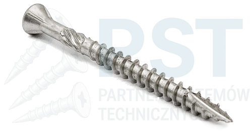 WKRĘTY DO DREWNA 4.5X70 MM WKRĘTY TARASOWE NIERDZEWNA 200 SZT