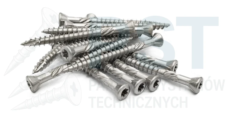 WKRĘTY DO DREWNA 4.5X80 MM WKRĘTY TARASOWE NIERDZEWNA 200 SZT