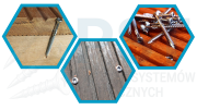 WKRĘTY DO DREWNA 5X60 MM WKRĘTY TARASOWE NIERDZEWNA200 SZT