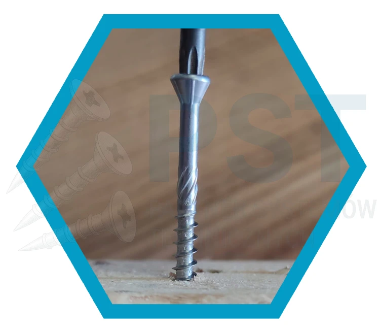 WKRĘTY DO DREWNA 5X90 MM WKRĘTY TARASOWE NIERDZEWNA200 SZT