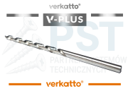 Wiertło 12 mm Wiertło do metalu HSS  Wiertło przedłuzane DIN340 Verkatto 91 mm