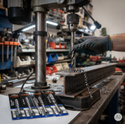 Wiertło 12 mm Wiertło do metalu HSS  Wiertło przedłuzane DIN340 Verkatto 91 mm