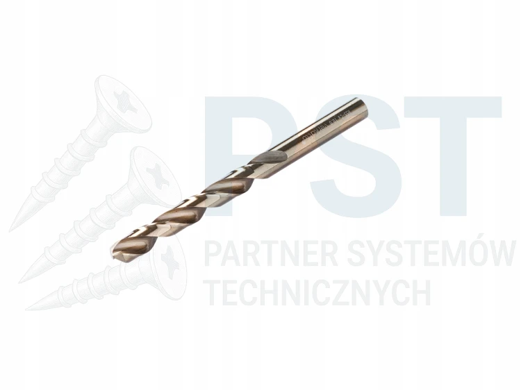 Wiertło 10,5 mm  Wiertło do metalu Kobaltowe HSS  dł robocza 87 mm Cylindryczne